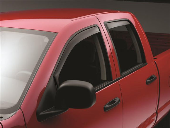 Dodge Ram 2500 QuadCab Front and Rear Side Window Deflectors