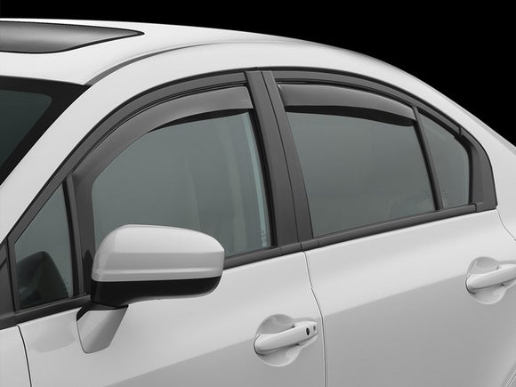 Honda Civic Front and Rear Side Window Deflectors